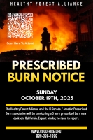 Healthy Forest Alliance On-call Crew - Jackson Creek Prescribed Burn 